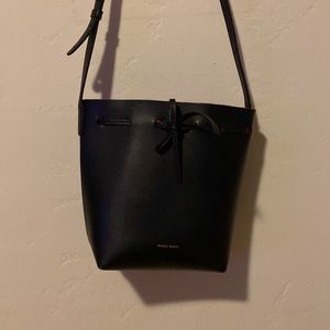 Classic Mansur Gavriel Black bucket bag